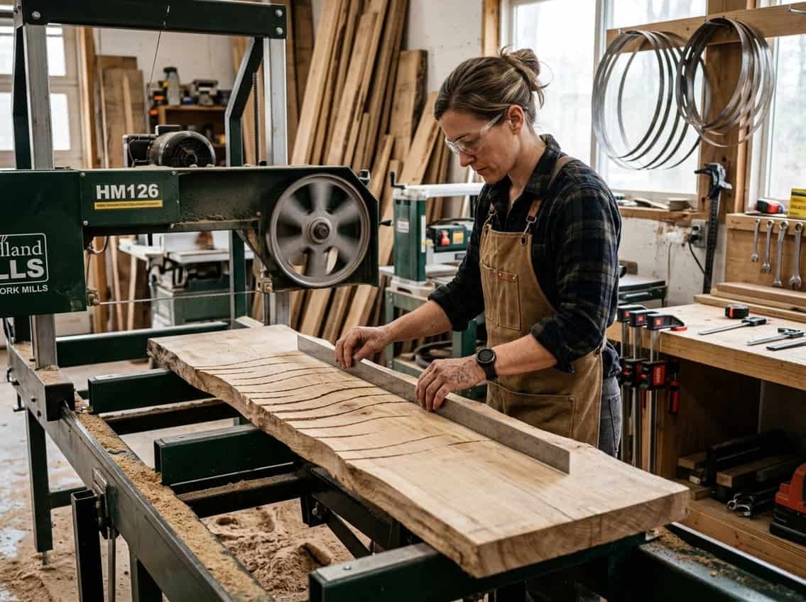 fixing wavy cuts on bandsaw mill