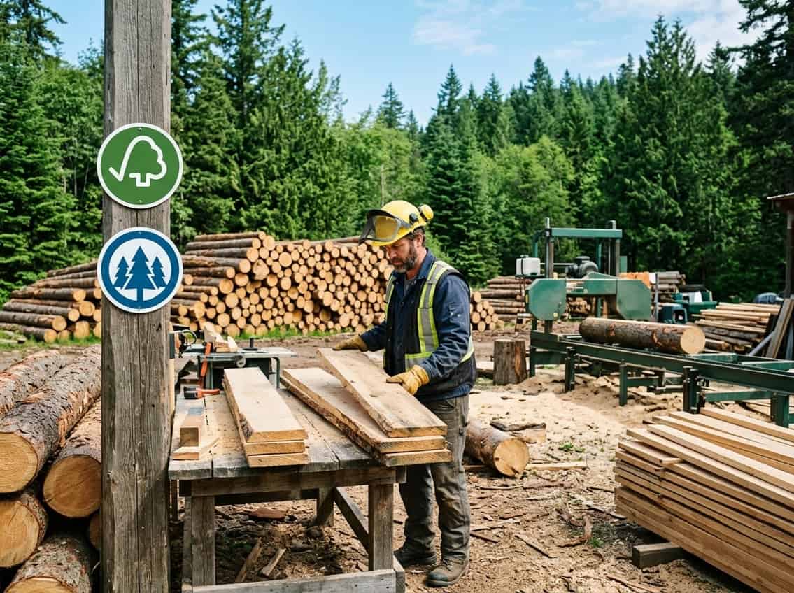 FSC vs SFI certification comparison for sawmill operators